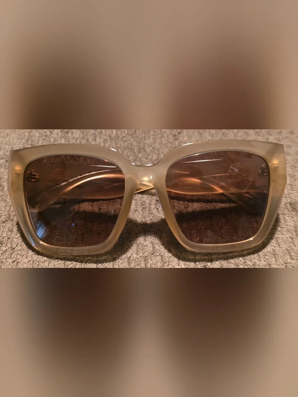 NEW Coach Oversized Cream Cat Eye  Sunglasses